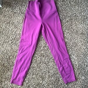 Vibrant Purple High-Waisted Leggings